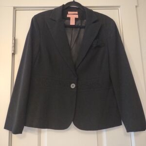Bandolino Black Blazer Professional Tailored Design Size 14.